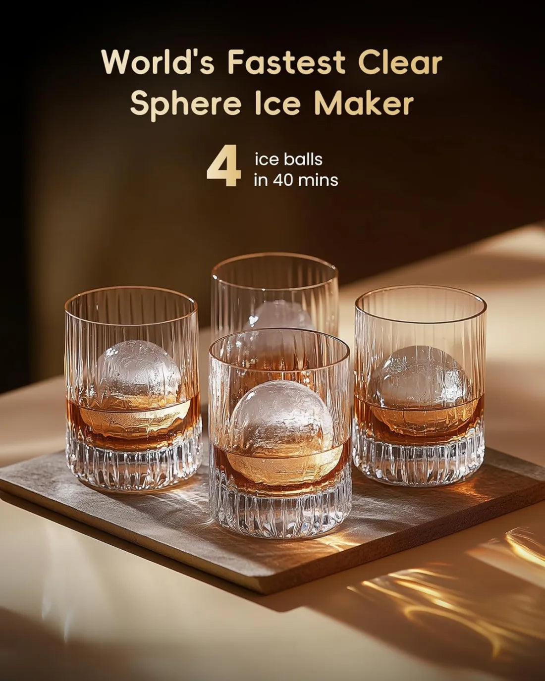 🛒2" Clear Ice Ball Maker